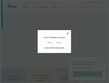 Tablet Screenshot of kinnarps.ch